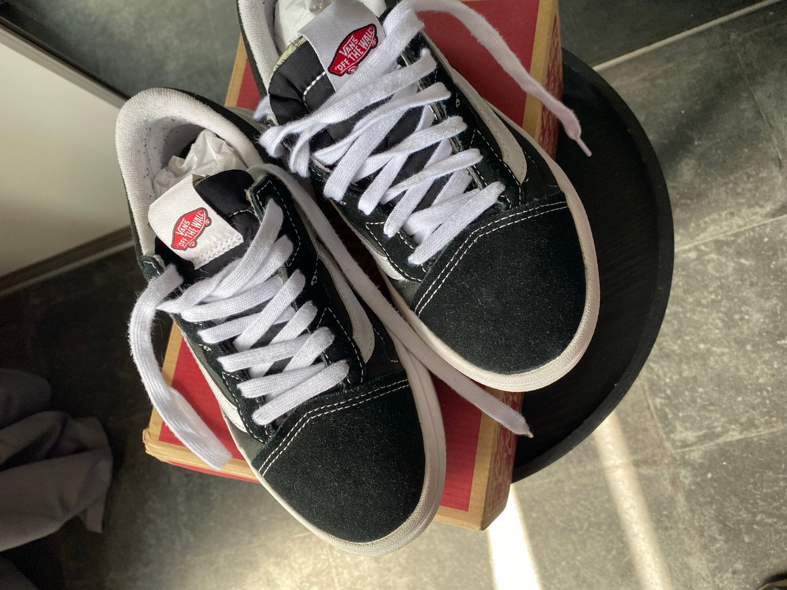 Vans Old Skool Over ComfyCush Zwart/Wit - Maat 36, Zwart, Ophalen of Verzenden, Sneakers of Gympen, Zo goed als nieuw