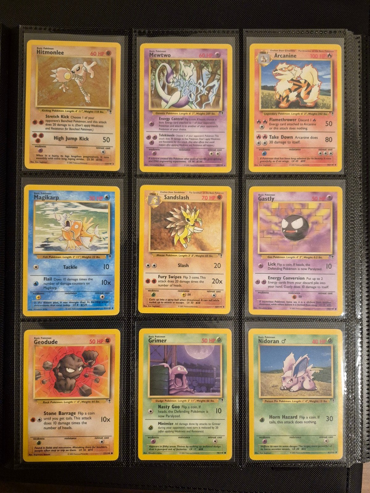 lotje Legendary Collection pokemon kaarten, Ophalen of Verzenden, Gebruikt, Meerdere kaarten, Foil