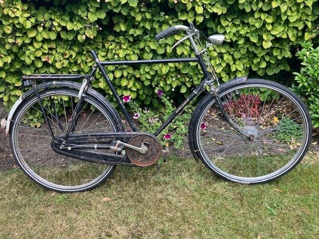 Transportfiets vintage retro opafiets Raleigh oldtimer fiets, Fietsen en Brommers, Ophalen, Gebruikt, Overige merken, Versnellingen
