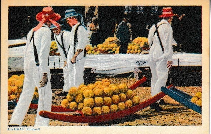 ALKMAAR - KAASDRAGERS, Ophalen of Verzenden, 1940 tot 1960, Ongelopen, Noord-Holland