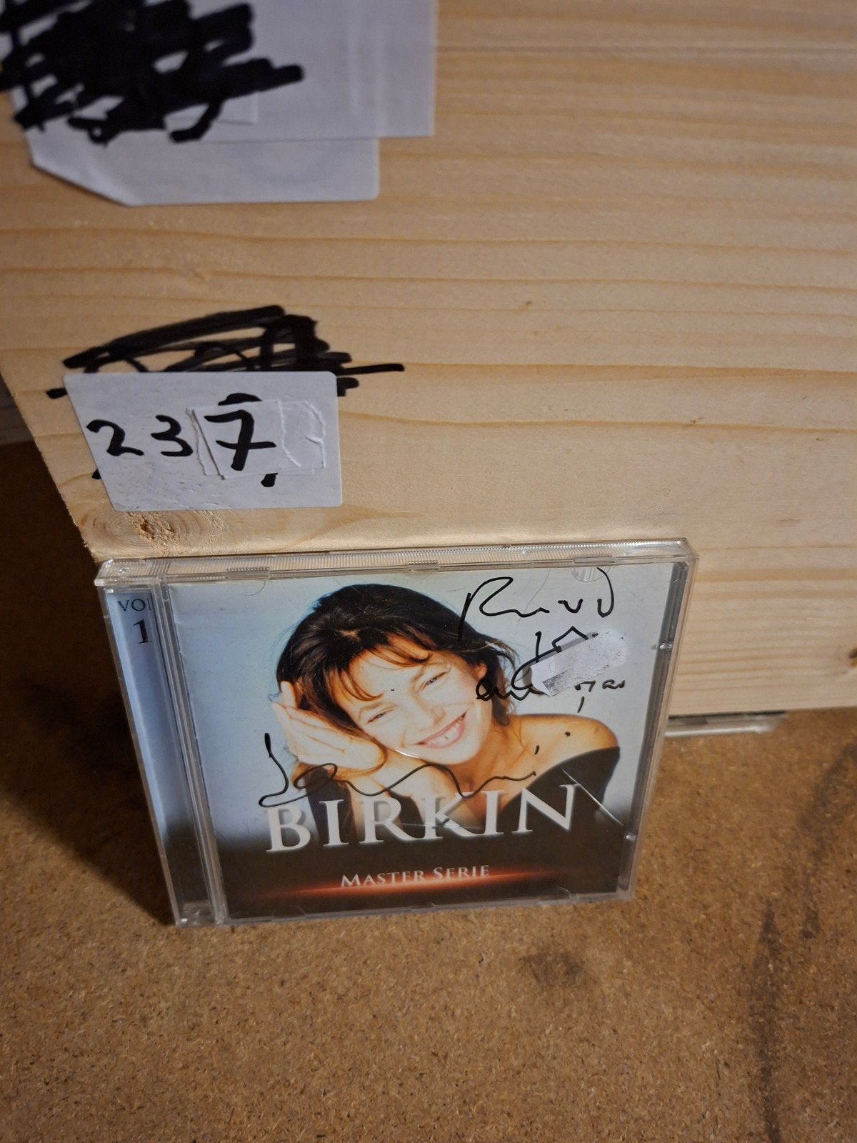Jane Birkin - Master Serie CD (Gesigneerd), Ophalen of Verzenden, Gebruikt, Album, Gesigneerd