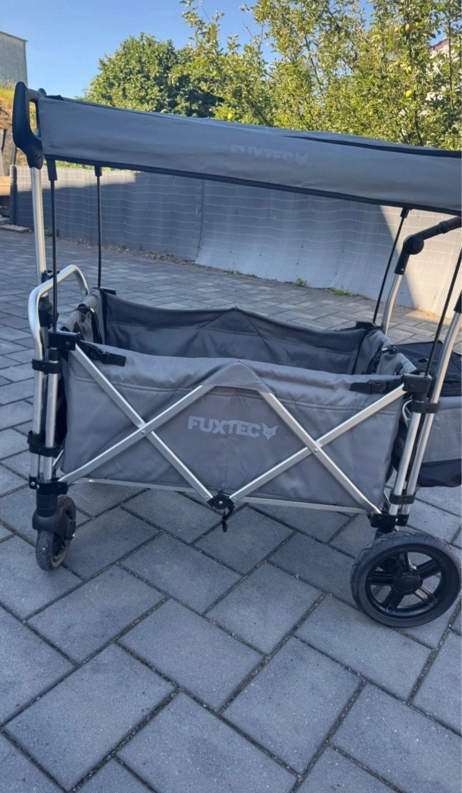 Fuxtec bolderwagen - Slechts één zomer gebruikt!, Caravans en Kamperen, Bolderkarren, Ophalen, Opvouwbaar, Zo goed als nieuw