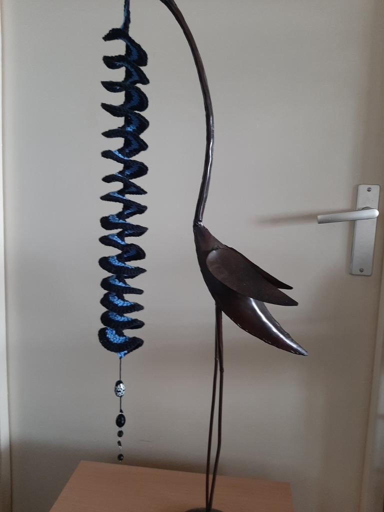 Decoratieve Windspinner - Blauw en Zwart, Ophalen of Verzenden