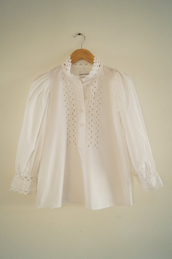 ANTIK BATIK Blouse Maat 38, Kleding | Dames, Verzenden, Zo goed als nieuw, Maat 38/40 (M), Wit