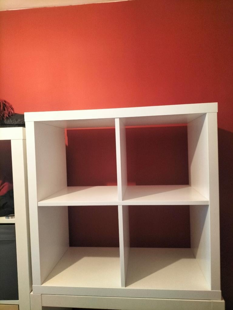 Ikea Kallax kast wit 77x77, Huis en Inrichting, Kasten | Boekenkasten, Ophalen, 50 tot 100 cm, Zo goed als nieuw, Minder dan 100 cm