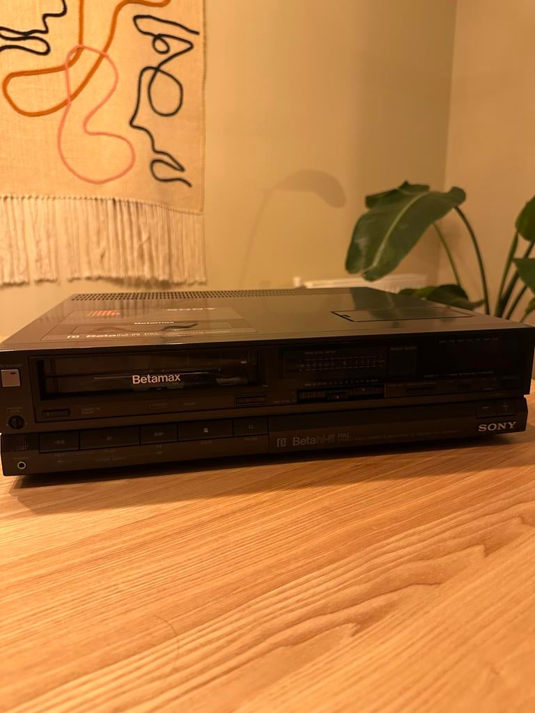 Sony Betamax SL-HF100EC Videorecorder, Ophalen of Verzenden, Gebruikt, Betamax-speler of -recorder