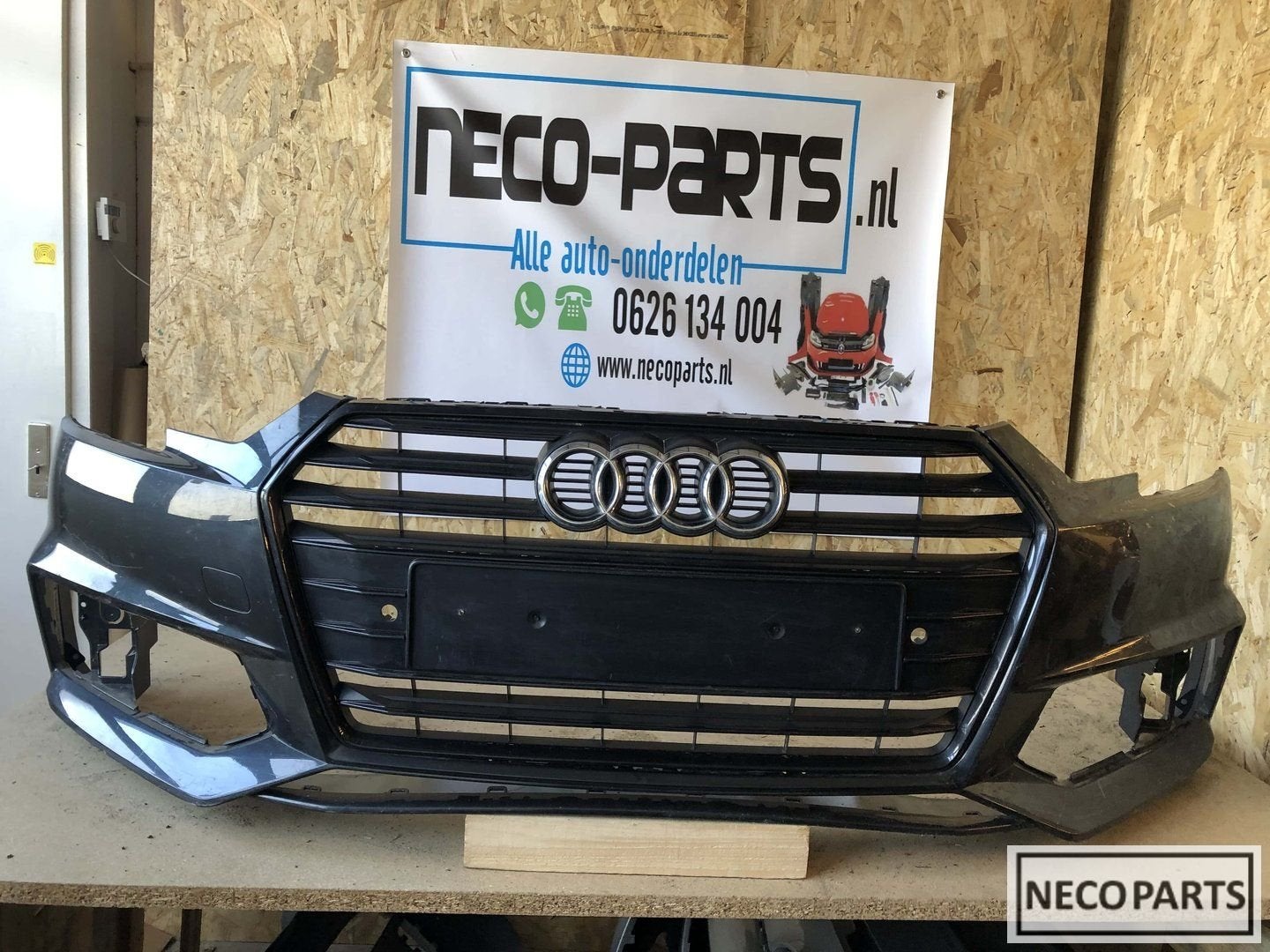 A4 B9 8W S4 s line bumper voorbumper 2016-2019 origineel, Gebruikt, -, Voor, -