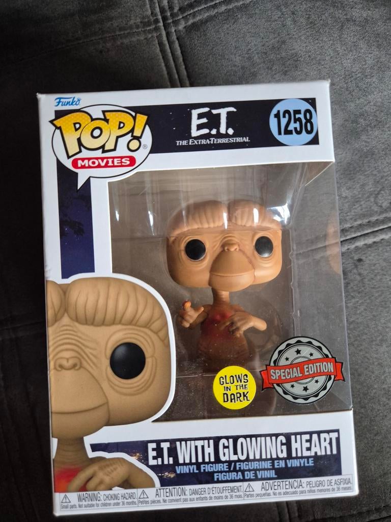 Funko Pop! E.T. with Glowing Heart #1258 Special Edition, Ophalen, Nieuw