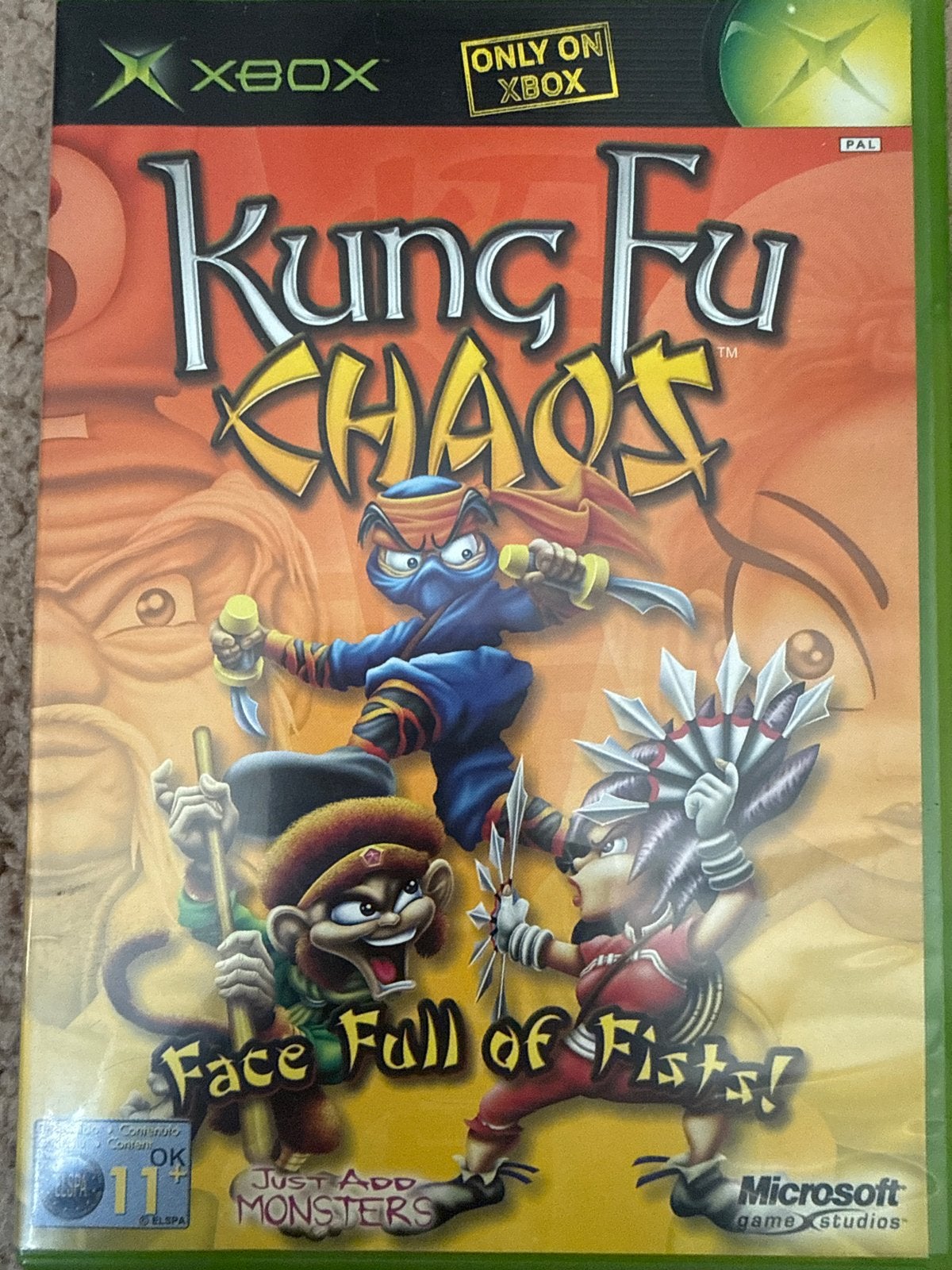 Kung Fu Chaos - Xbox (PAL) - Actie/Vechtgame, Gebruikt, Vechten, Eén computer, Ophalen of Verzenden