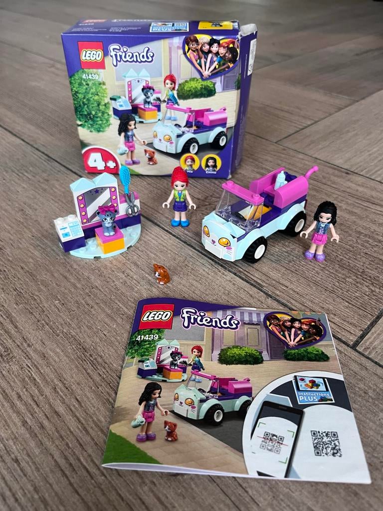 LEGO Friends 41439 Katten Trimwagen - Zo goed als nieuw, Lego, Friends, Ophalen of Verzenden, Zo goed als nieuw