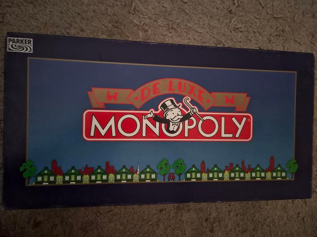 Monopoly Deluxe Compleet Bordspel, Hobby en Vrije tijd, Gezelschapsspellen | Bordspellen, Vijf spelers of meer, Ophalen of Verzenden