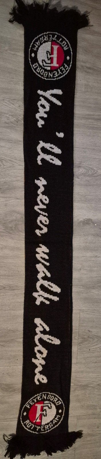 Feyenoord sjaal "You'll never walk alone" - Apart design, Ophalen of Verzenden, Gebruikt, Clubaccessoires