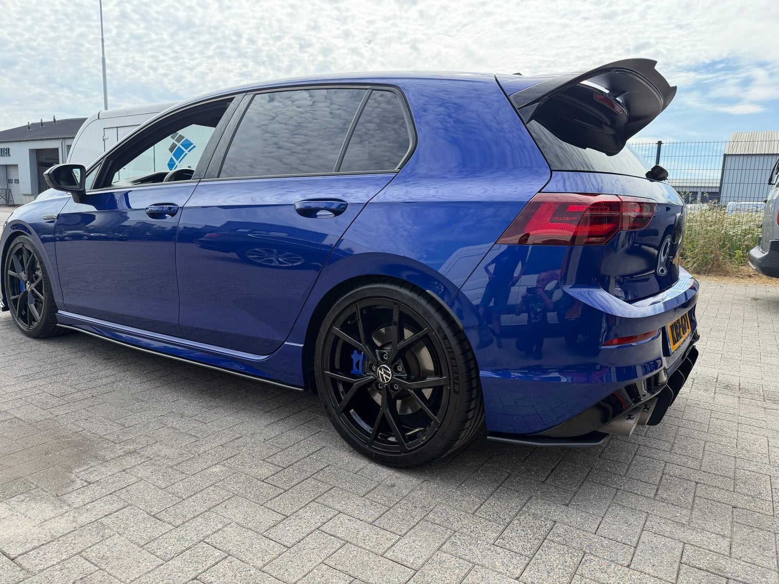 Maxton Design Side Skirts Diffuser achterkant VW Golf 8 R, Auto diversen, Ophalen of Verzenden