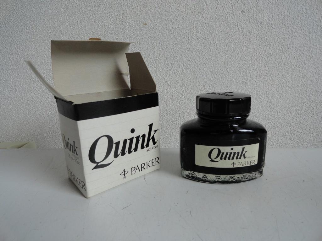Parker Quink inkt Solv-X ouderwets vintage potje met inkt, Antiek en Kunst, Ophalen of Verzenden
