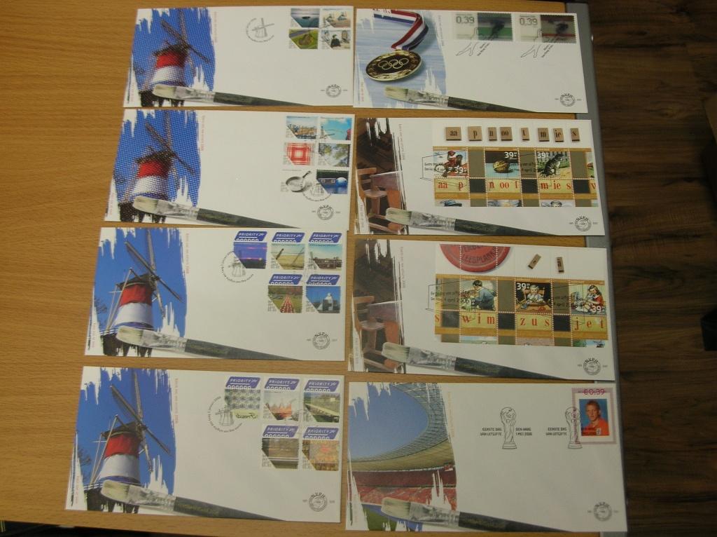 FDC Nederland 2006 onbeschreven heel jaar, Postzegels en Munten, Postzegels | Eerstedagenveloppen, Ophalen of Verzenden, Onbeschreven
