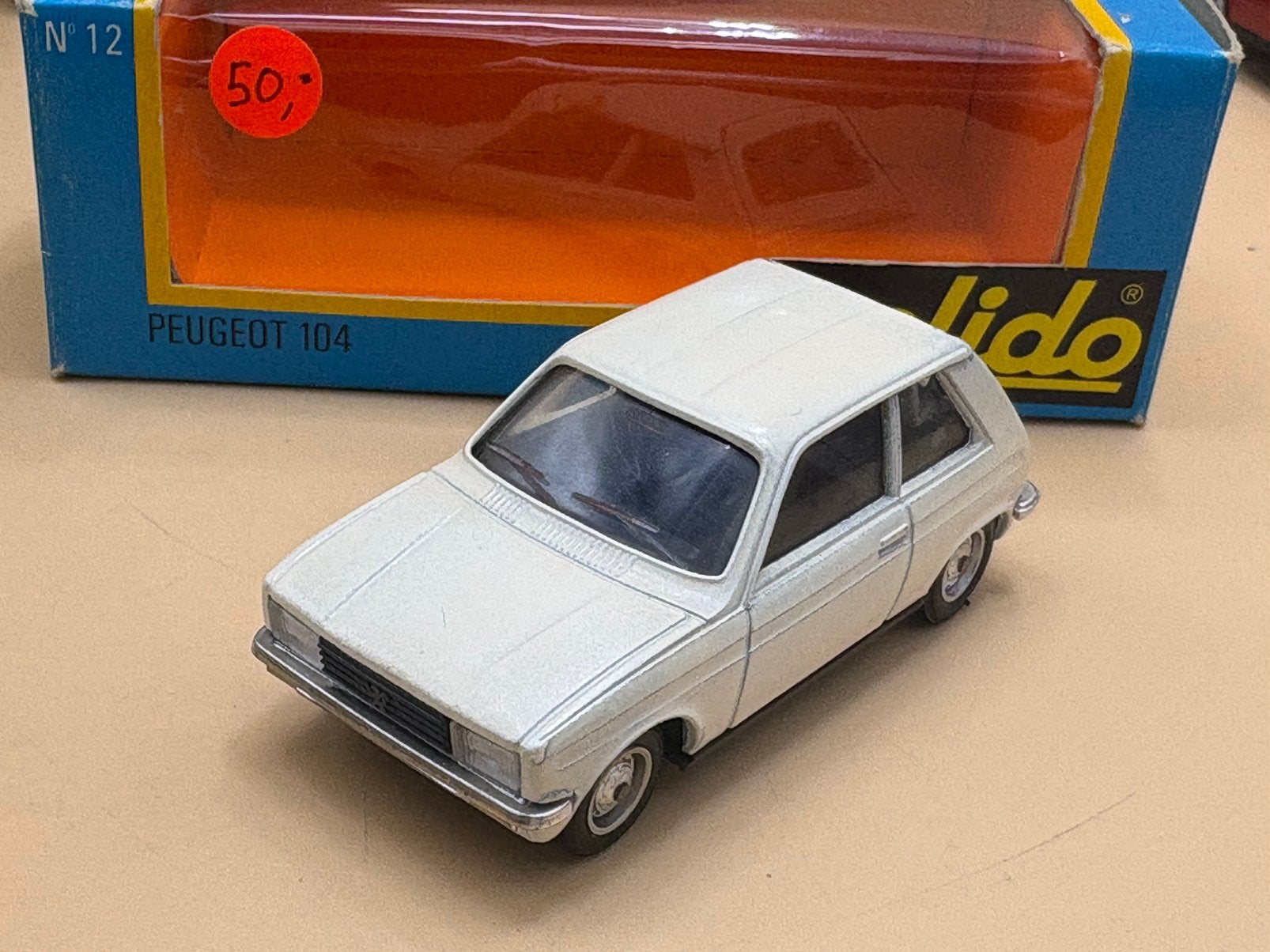 Peugeot 104 ZS 1:43 Solido, Ophalen of Verzenden, Zo goed als nieuw, Auto, Solido