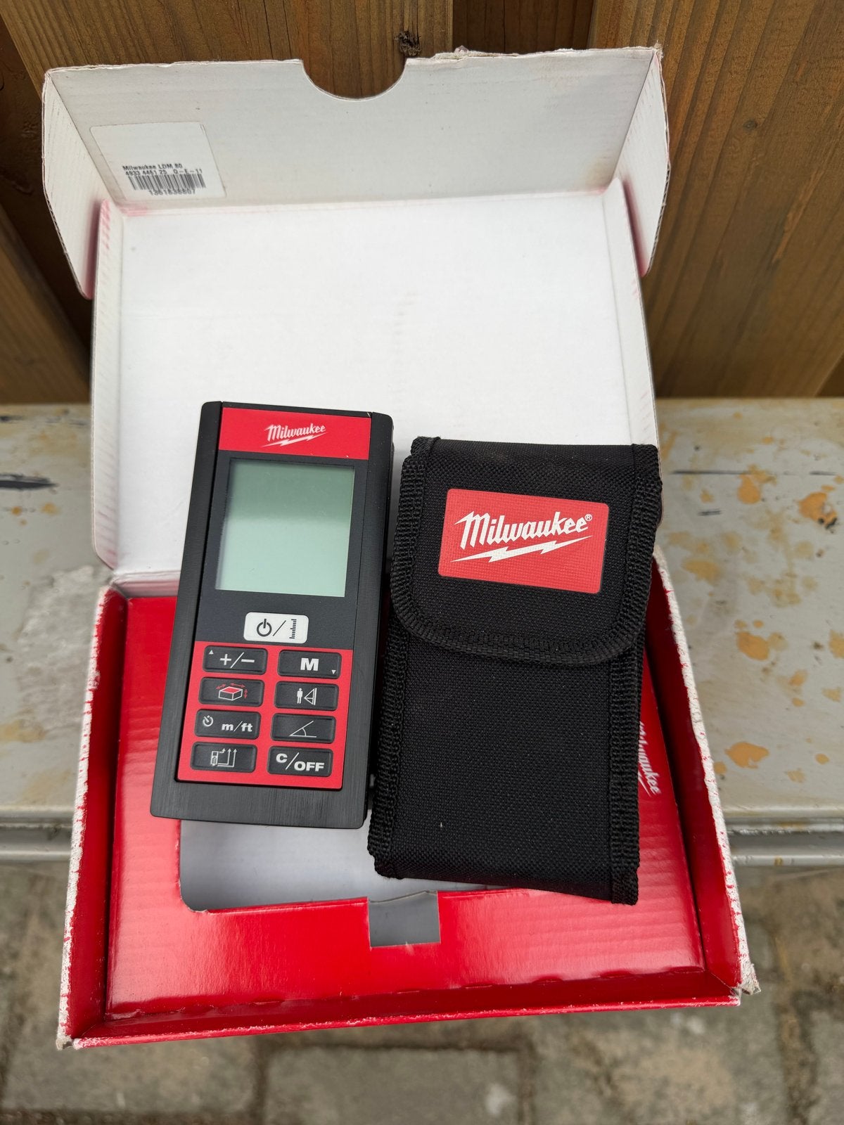 Milwaukee LDM 80 Laser Afstandsmeter Nieuw in Doos, Ophalen of Verzenden, Nieuw, Afstand