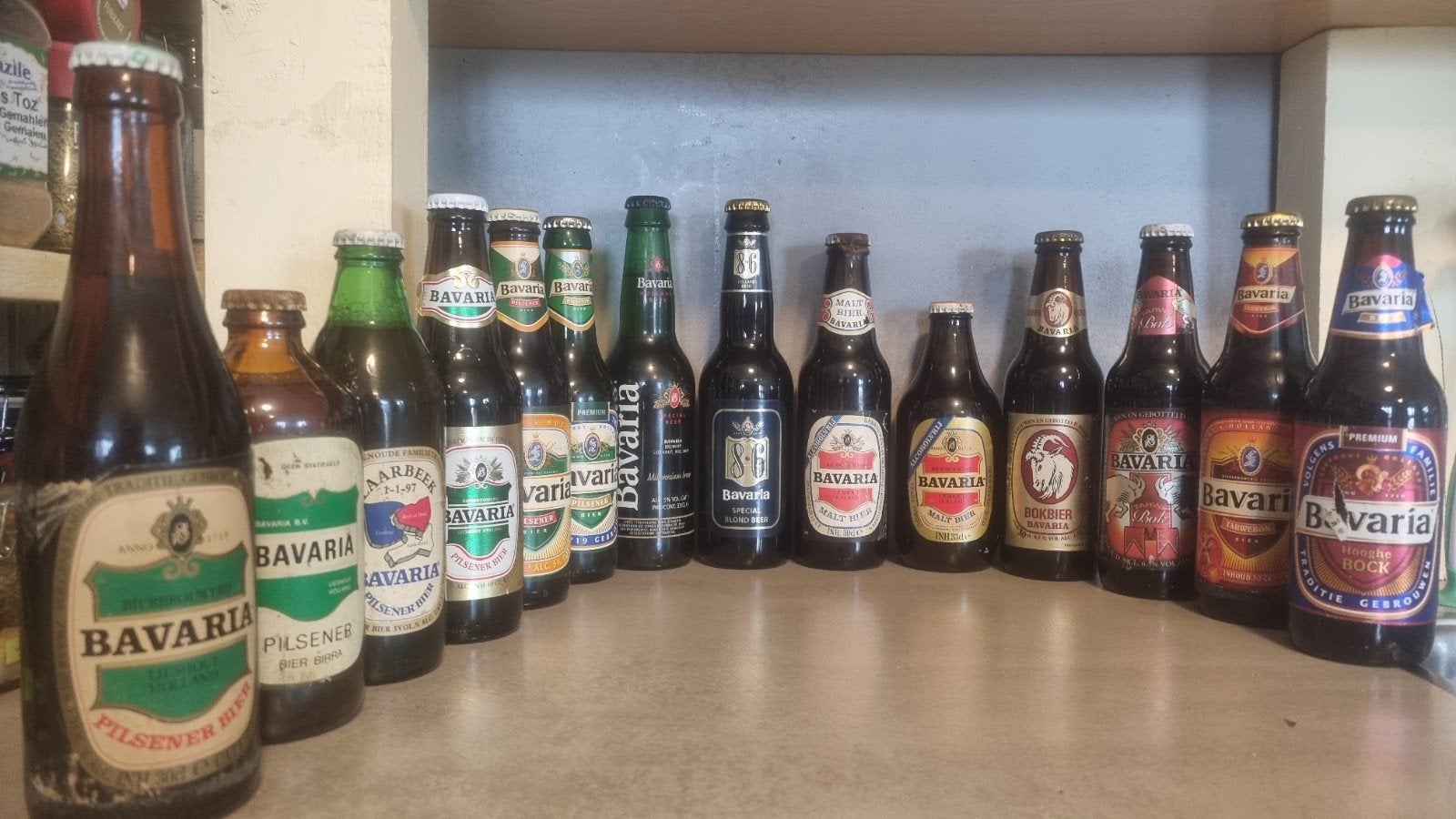 14x Bavaria, Lieshout - '84-'09 - Laarbeek/Export/86/Malt +, Ophalen of Verzenden, Zo goed als nieuw, Flesje(s), Bavaria