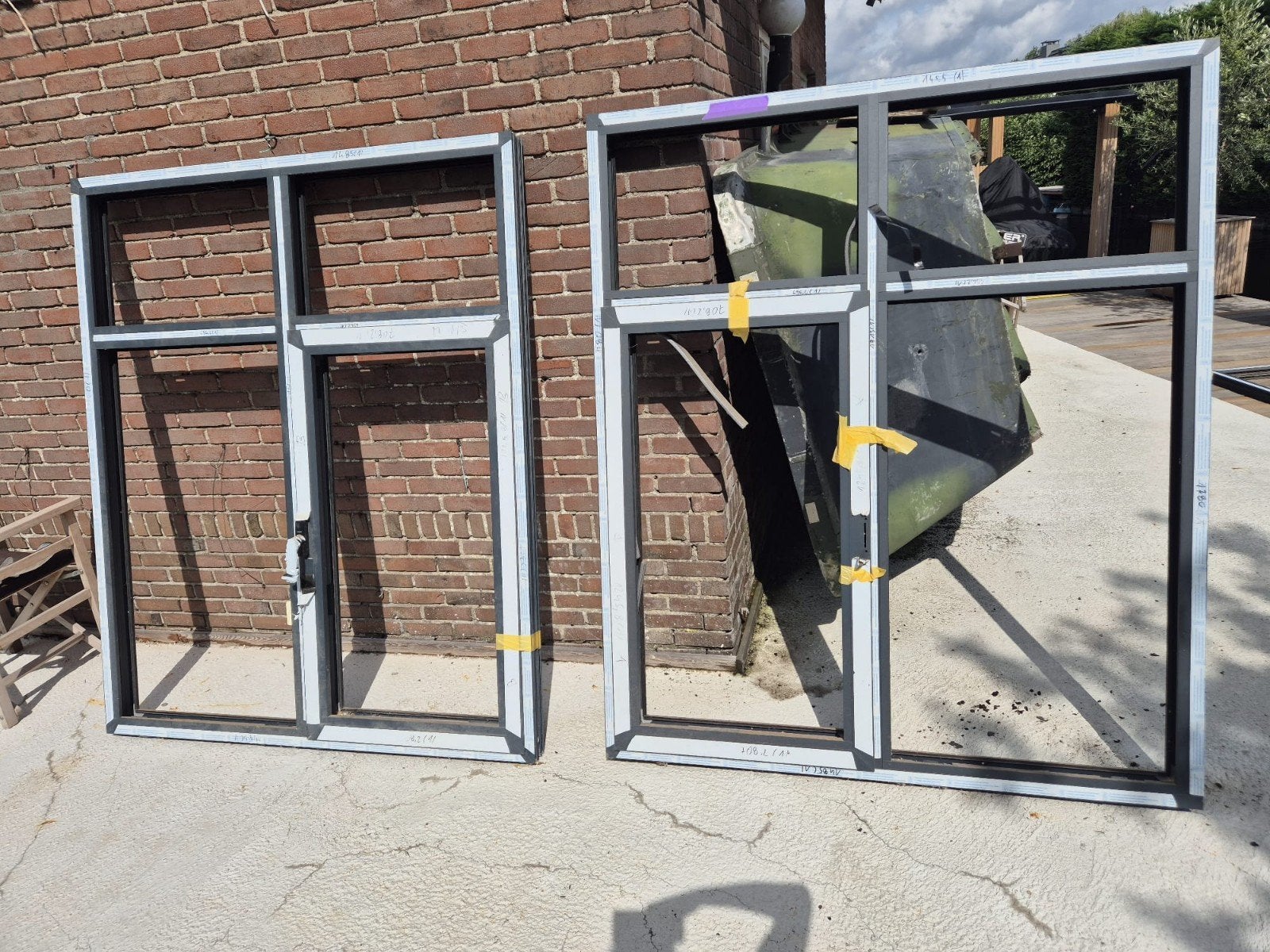 Aluminium kozijn, Raamkozijn, Ophalen of Verzenden, 75 tot 150 cm, Nieuw