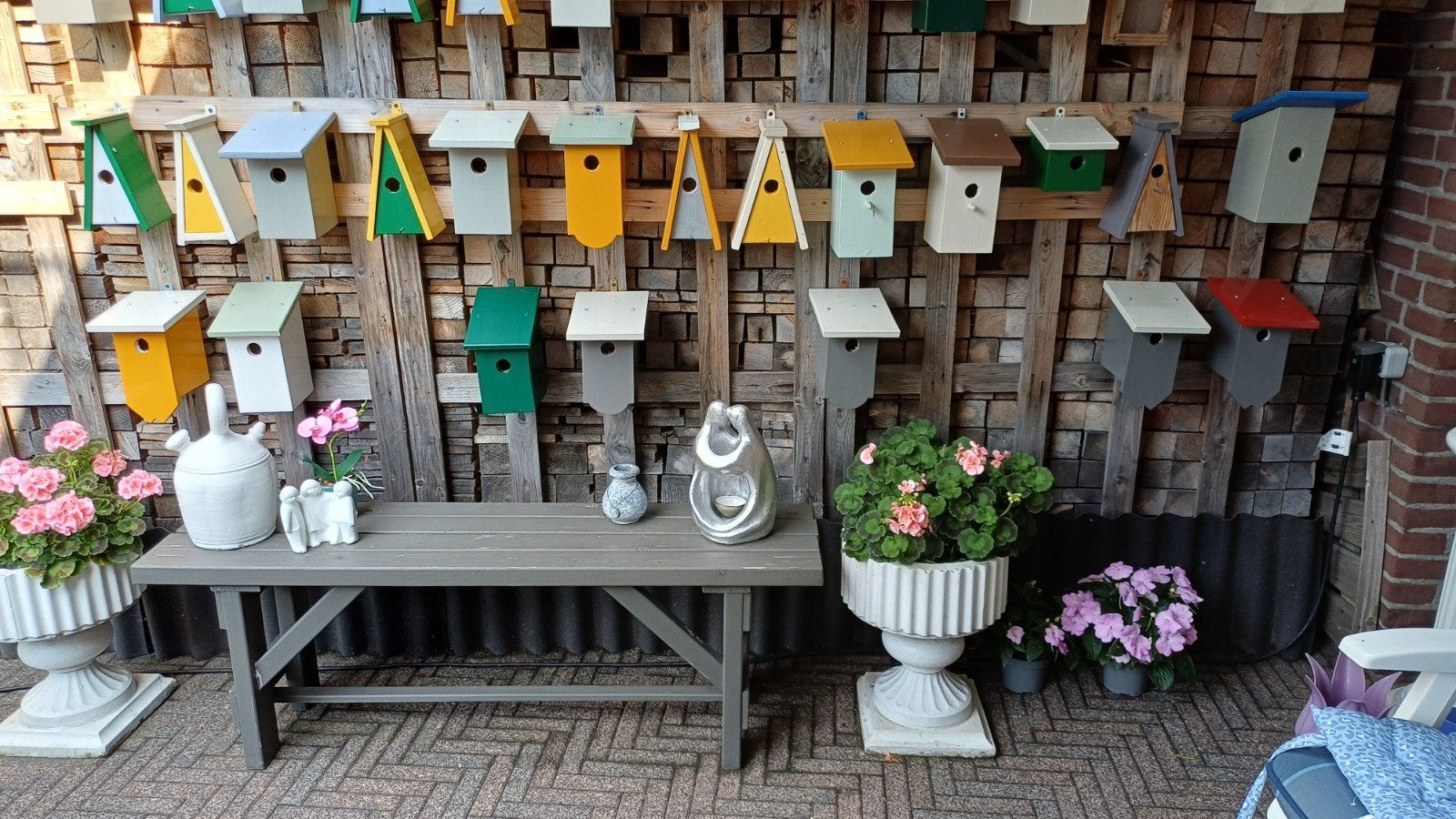 Vogelhuisjes.⁹, Tuin en Terras, Ophalen