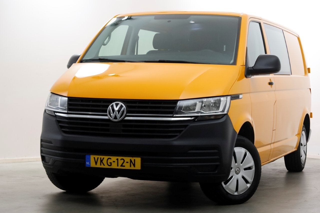 Volkswagen Transporter T6.1 2.0 TDI Lang D.C. Airco/Cruise C, Auto's, Bestelauto's, Voorwielaandrijving, Gebruikt, Euro 6, Volkswagen