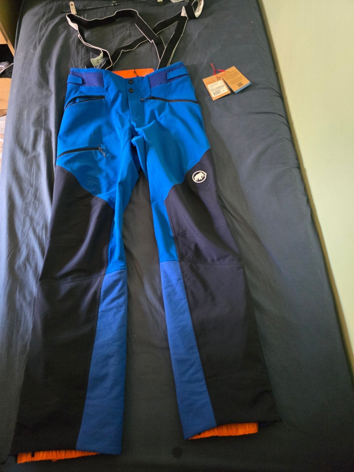 mammut  eisfeld guide SO pants  maat 44 (nieuw), Blauw, Mammut, Wandelen of Outdoor, Nieuw
