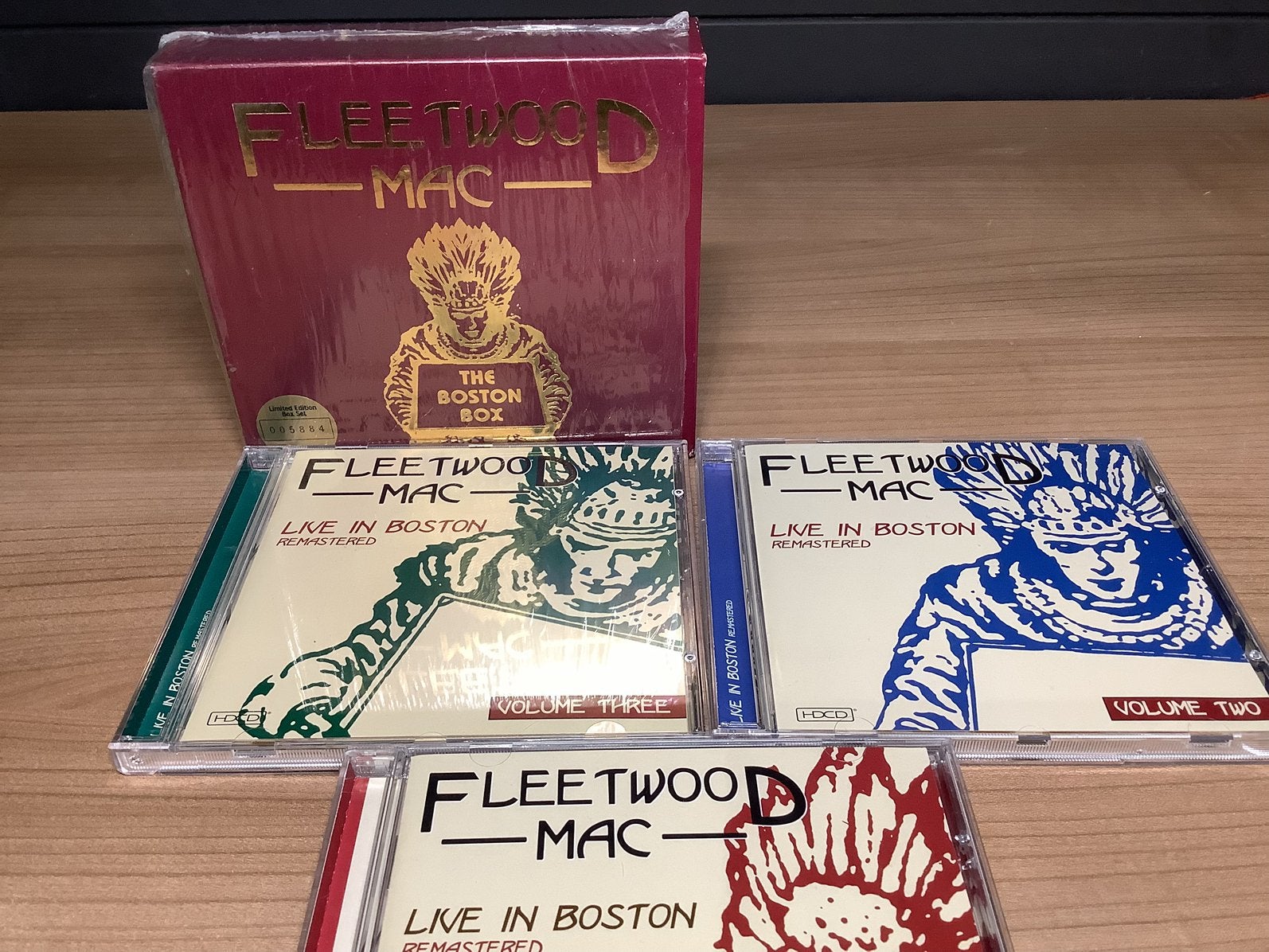 Fleetwood Mac – The Boston Box 3-HDCD, genummerd no.5884, Cd's en Dvd's, Cd's | Rock, Boxset, Speciale editie, Ophalen of Verzenden
