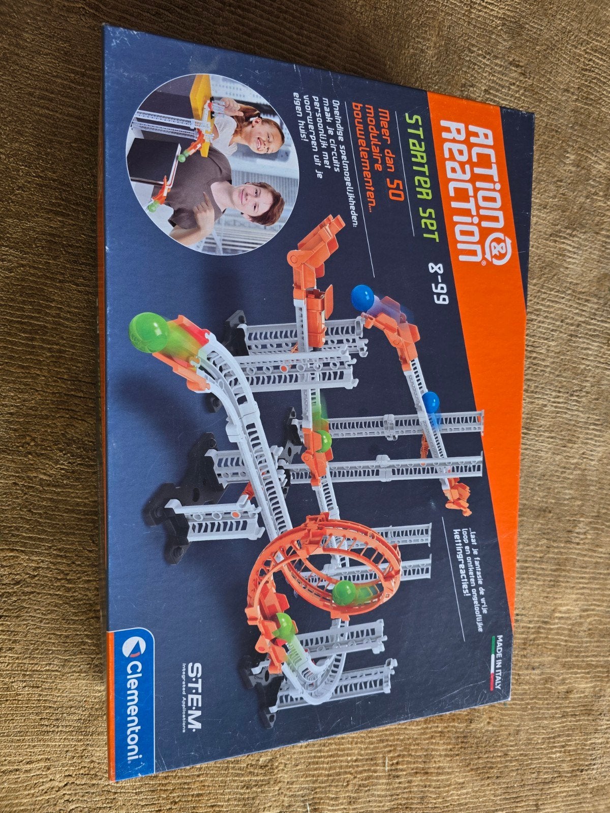 Clementoni Action & Reaction Starter Set knikkerbaan, Ophalen, Zo goed als nieuw, Overige merken