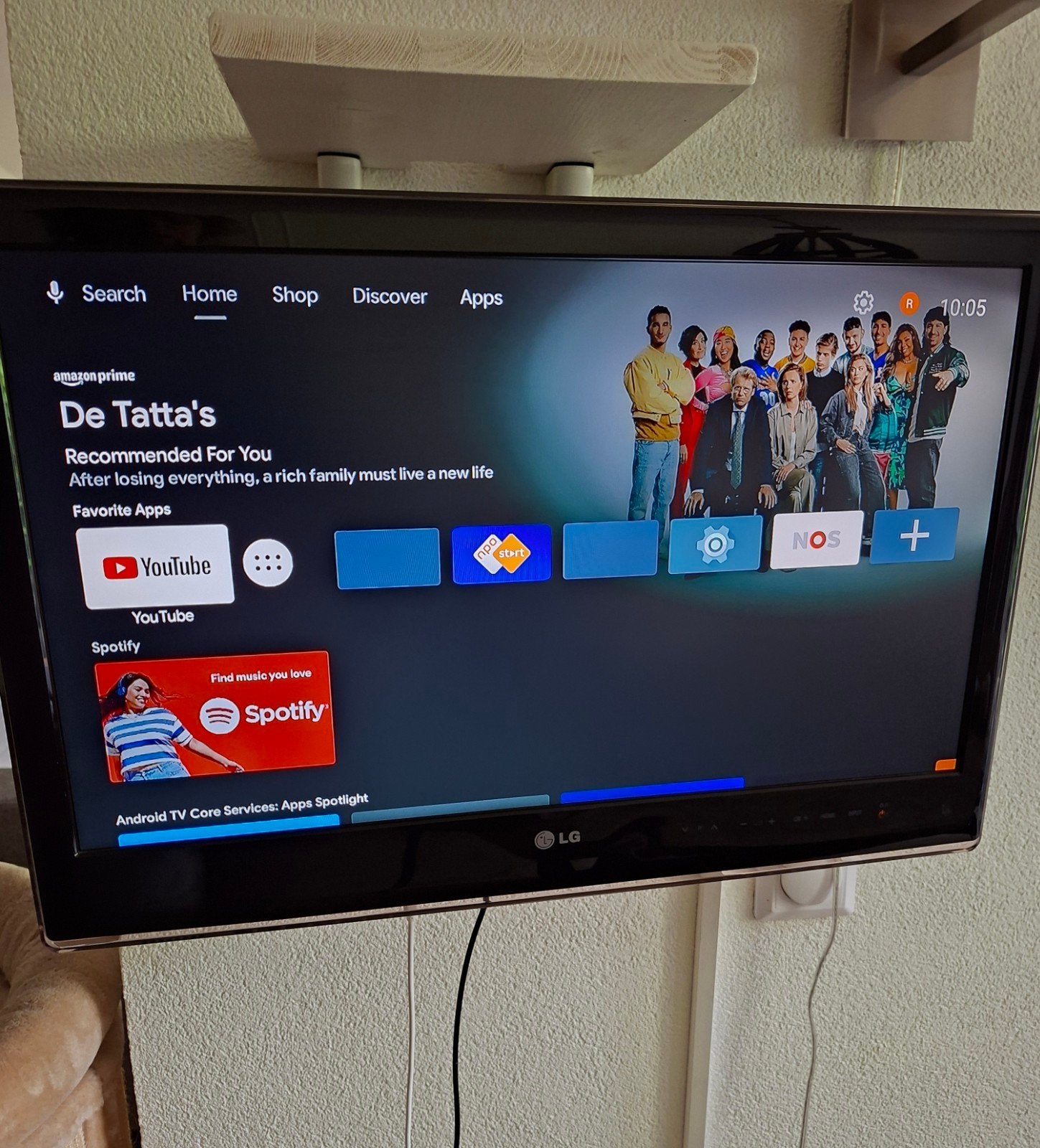 LG TV 22 LV 2500 met ophangbeugel, Ophalen, 50 Hz, HD Ready (720p), 40 tot 60 cm