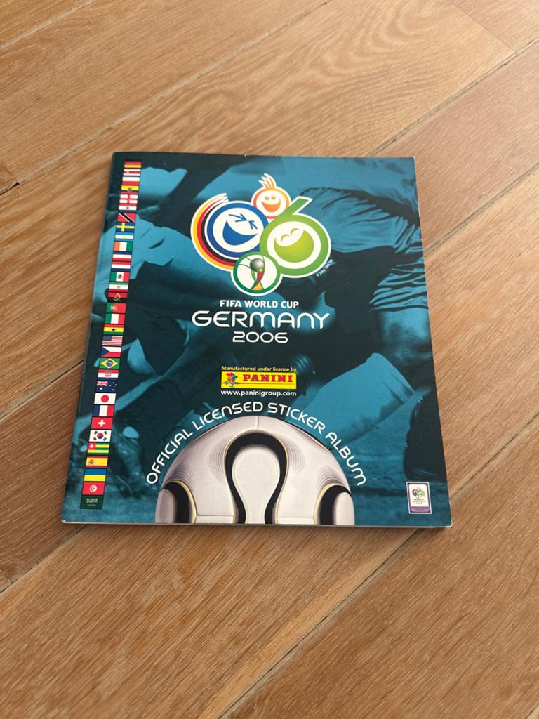 Panini WK 2006 album - Messi, Ronaldo & bestelformulier, Ophalen of Verzenden, Nieuw, Overige sporten, Boek of Tijdschrift