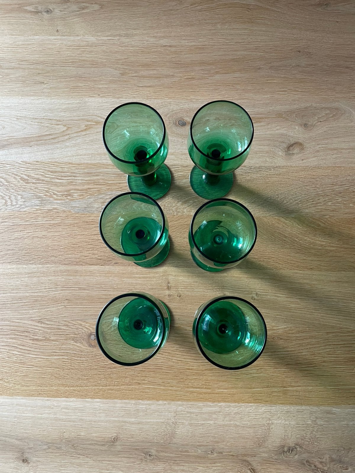 HKliving wijnglazen the emeralds 6 stuks, Ophalen of Verzenden, Zo goed als nieuw, Overige typen
