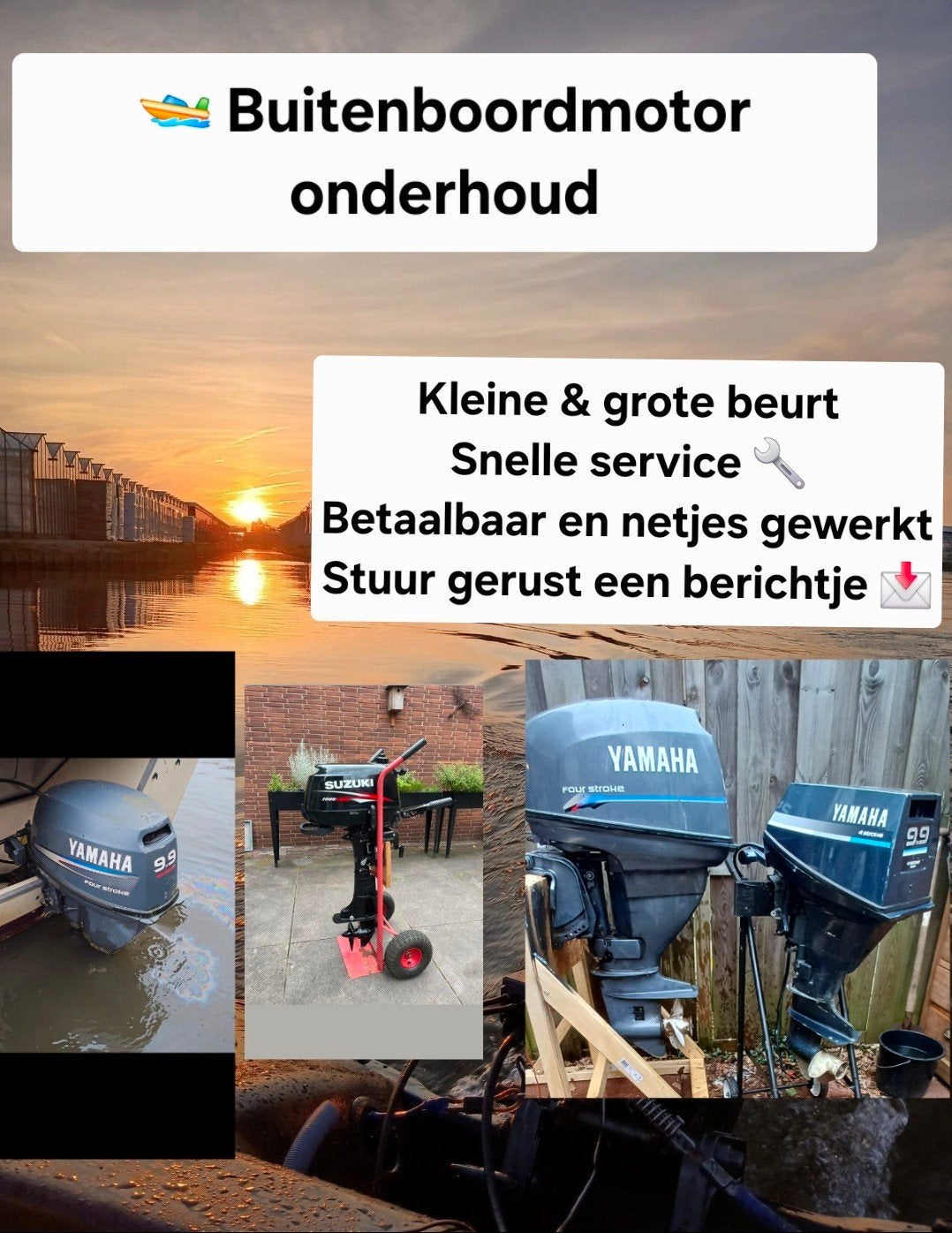 Buitenboordmotor onderhoud & reparatie, Ophalen