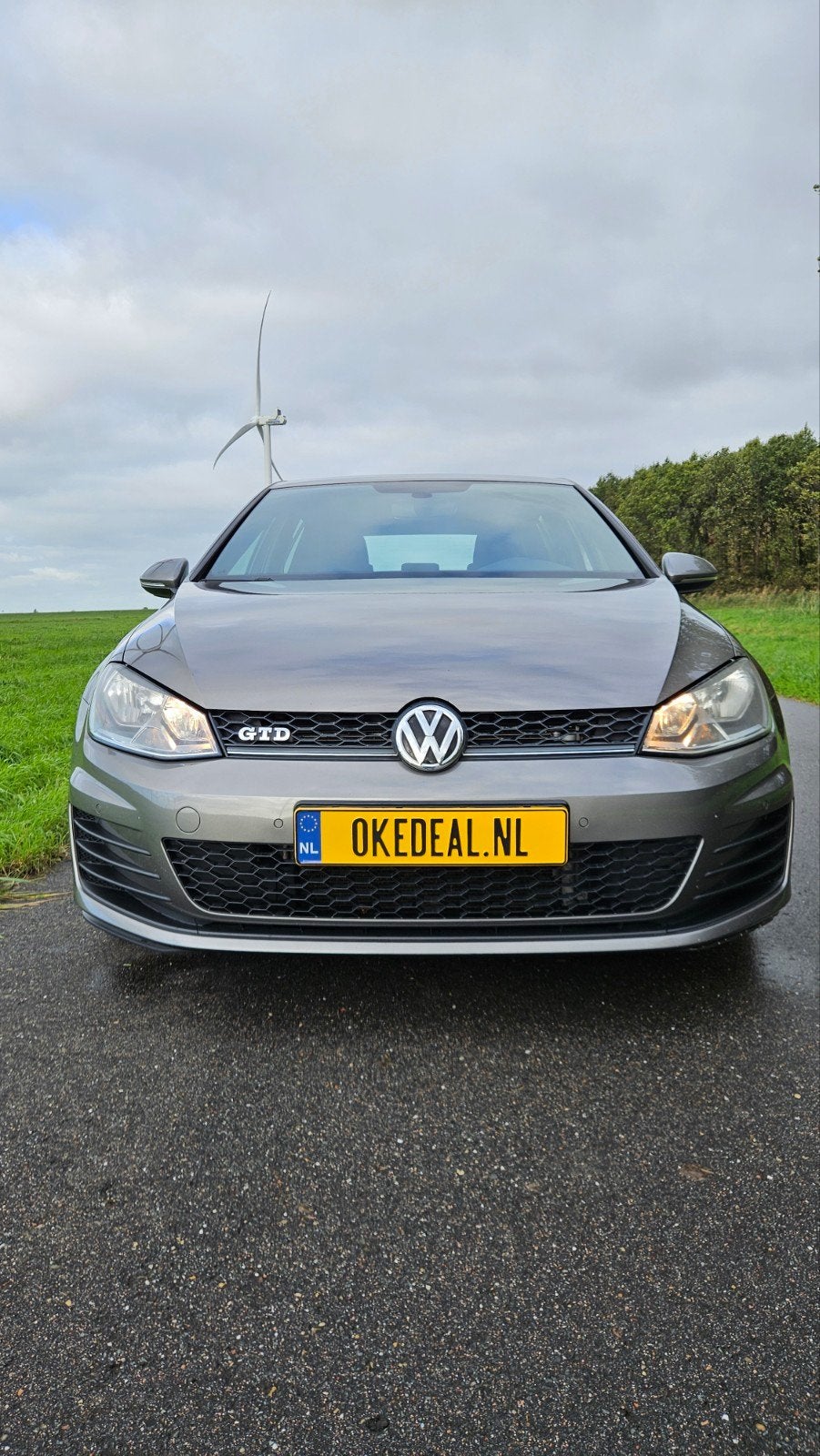 Volkswagen Golf 2.0 TDI GTD 184PK 5D DSG 2017 Grijs, Stof, Euro 6, 4 cilinders, Diesel