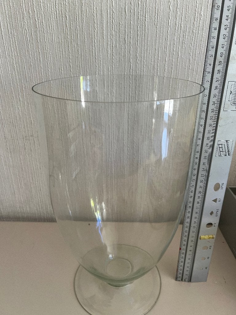 Rozen vaas   37 cm, Ophalen, Op voet, 37 cm, Glas