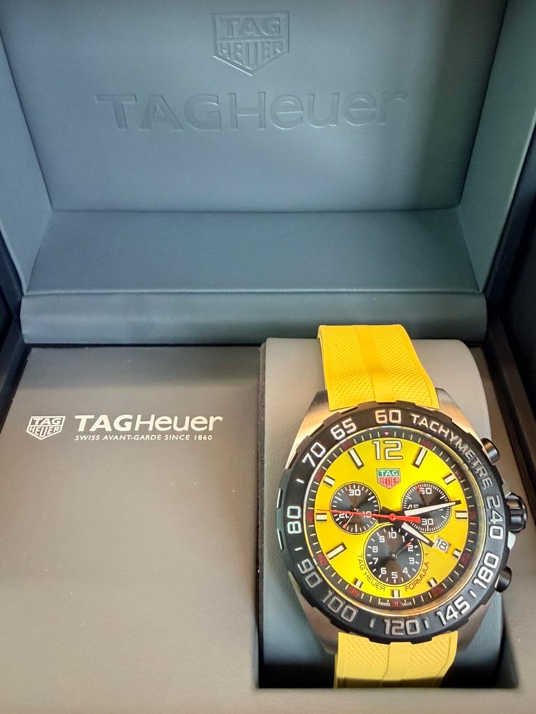 Tag Heuer Formula1 Chronograph CAZ101AM.FT8054 2023 Preowned, Sieraden, Tassen en Uiterlijk, Horloges | Heren, Ophalen, Staal