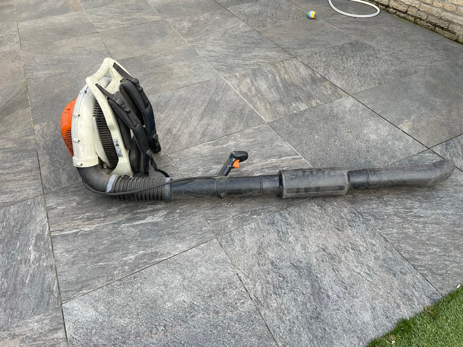 Stihl BR 500 Bladblazer - Start niet meer, Tuin en Terras, Ophalen of Verzenden, Gebruikt, Benzine, Ruggedragen