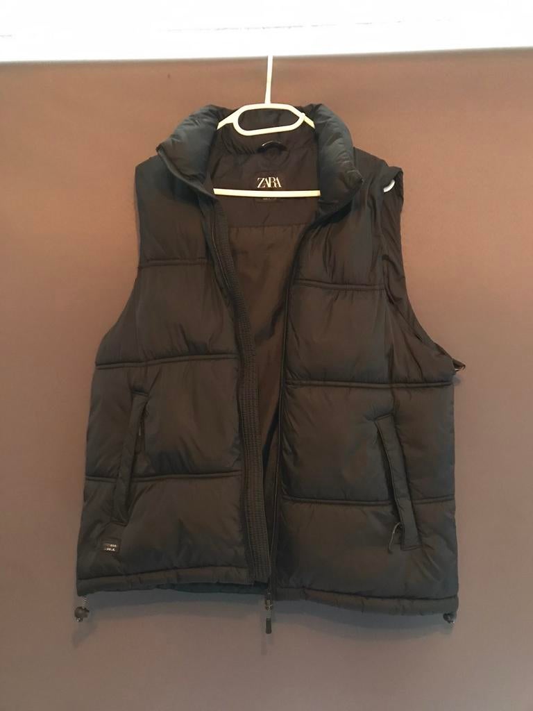 Zwarte Zara Puffer Bodywarmer - Maat M, Ophalen of Verzenden, Zo goed als nieuw, Maat 38/40 (M), Zwart