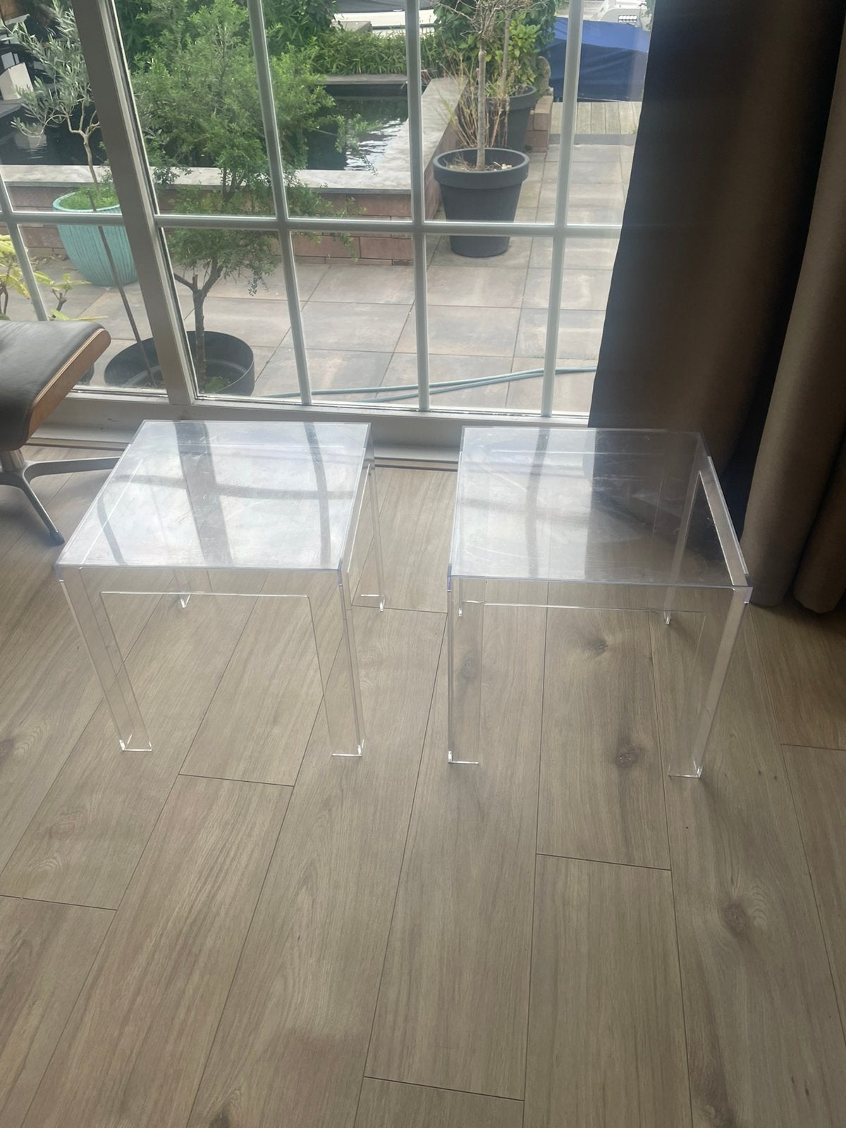 Plastic Kartell Jolly taffel, Ophalen, Minder dan 45 cm, Zo goed als nieuw, Rechthoekig