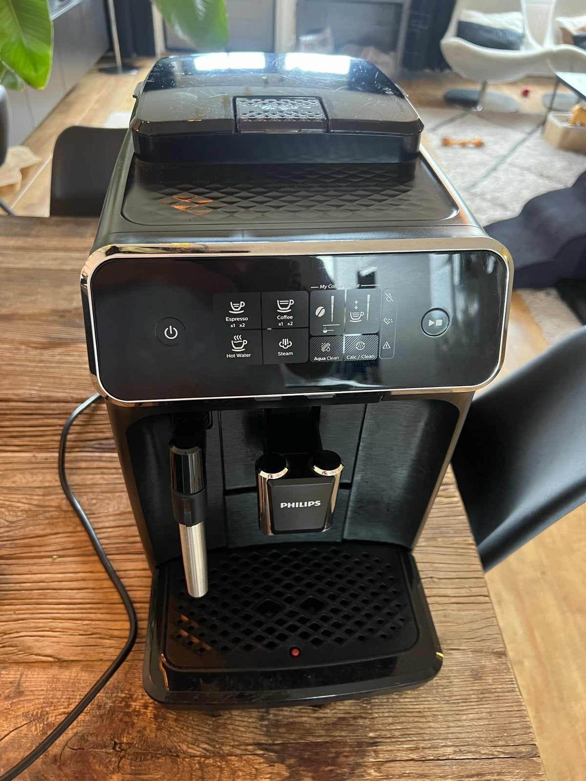 Philips EP2220/10 Volautomatische Espresso/koffiemachine, Ophalen, Afneembaar waterreservoir, Gebruikt, Espresso apparaat