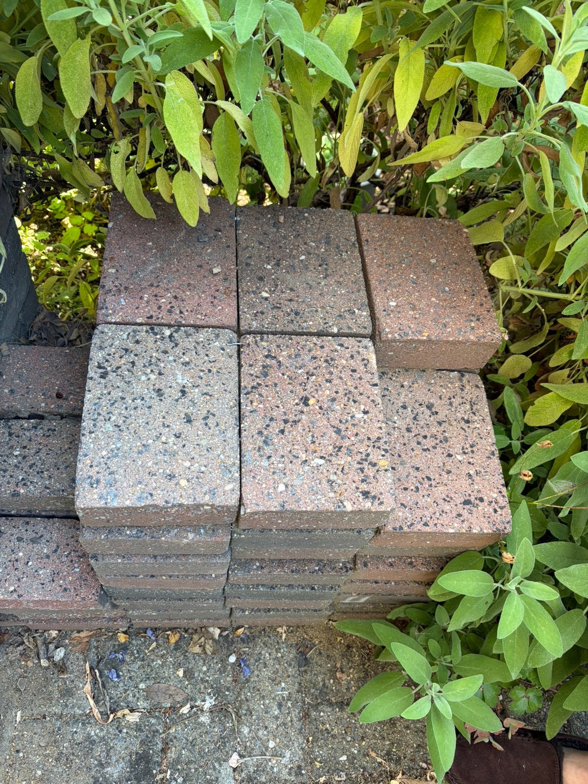 Gratis: klinkers voor terras, Tuin en Terras, Ophalen, Klinkers, Zo goed als nieuw, Minder dan 5 m²