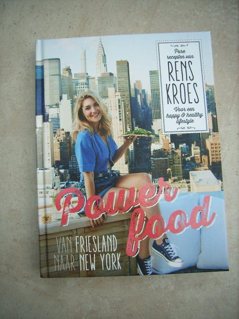 Nieuwstaat:Power food-Rens Kroes van Friesland naar New York, Boeken, Kookboeken, Ophalen of Verzenden, Zo goed als nieuw, Rens Kroes