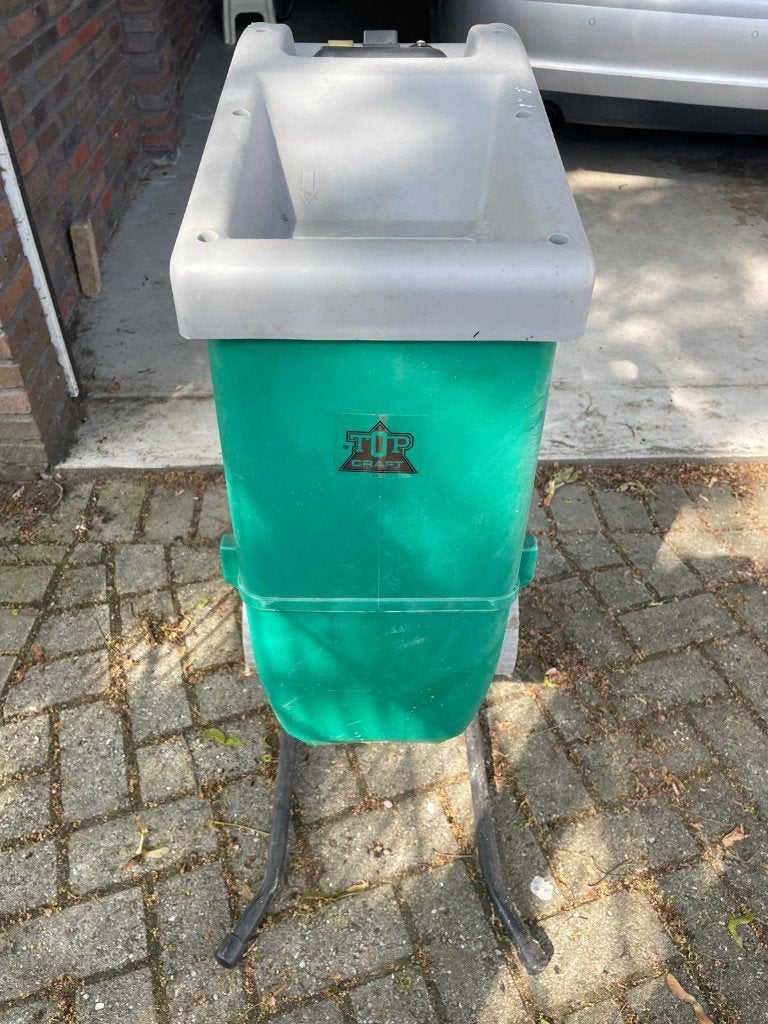 Topcraft Elektrische Hakselaar, mag weg voor weinig, Tuin en Terras, Hakselaars, Ophalen, Gebruikt, Topcraft Garden, Met opvangbak