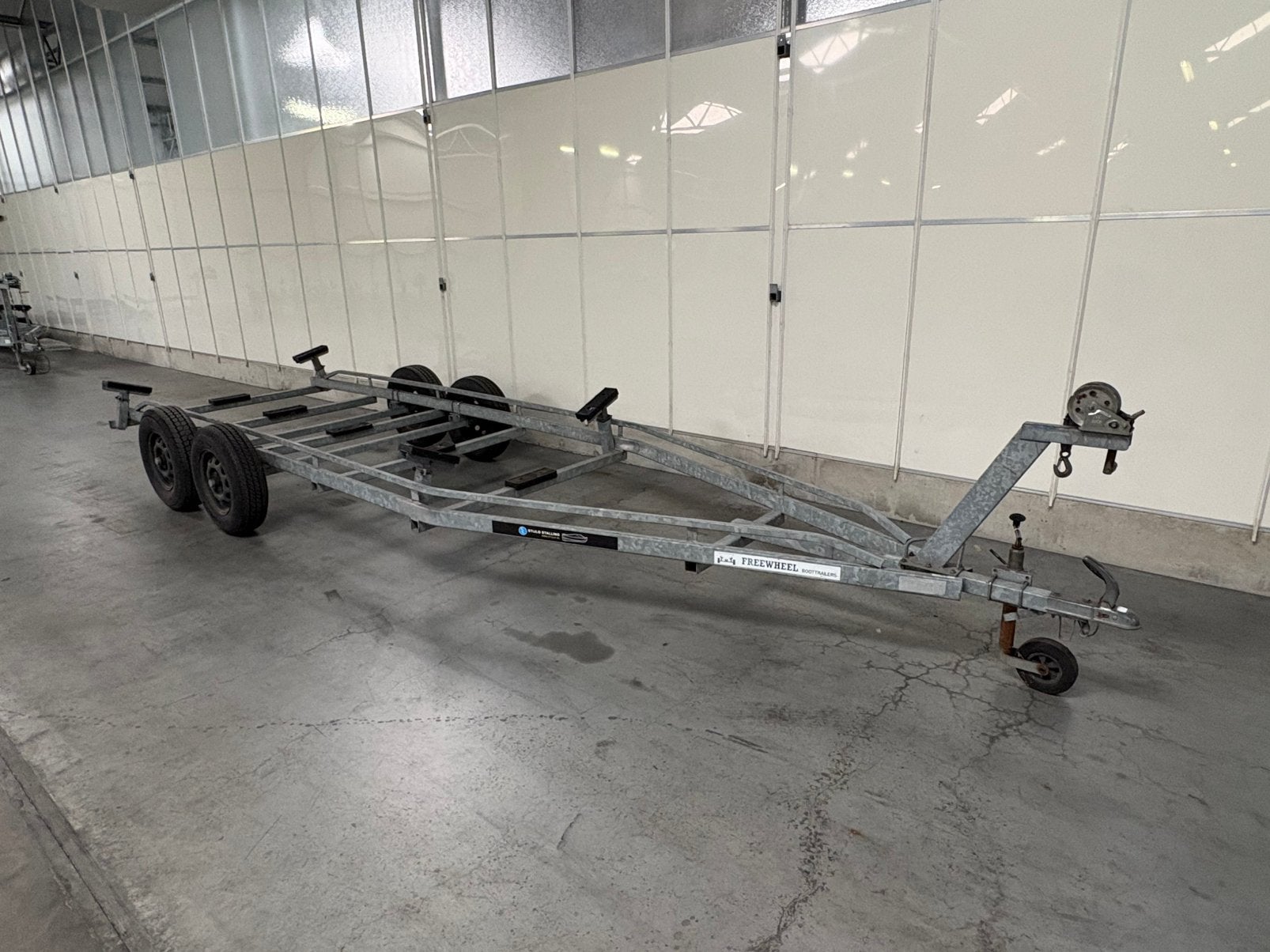 2x Stallingstrailet Freewheel 2300kg en Pega 3500kg, Watersport en Boten, Ophalen, Gebruikt, 6 tot 9 meter, Overige typen