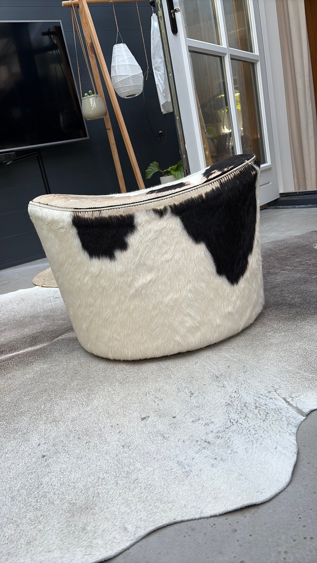 Ikea koeien poef, Ophalen, Gebruikt, Rond, Minder dan 50 cm