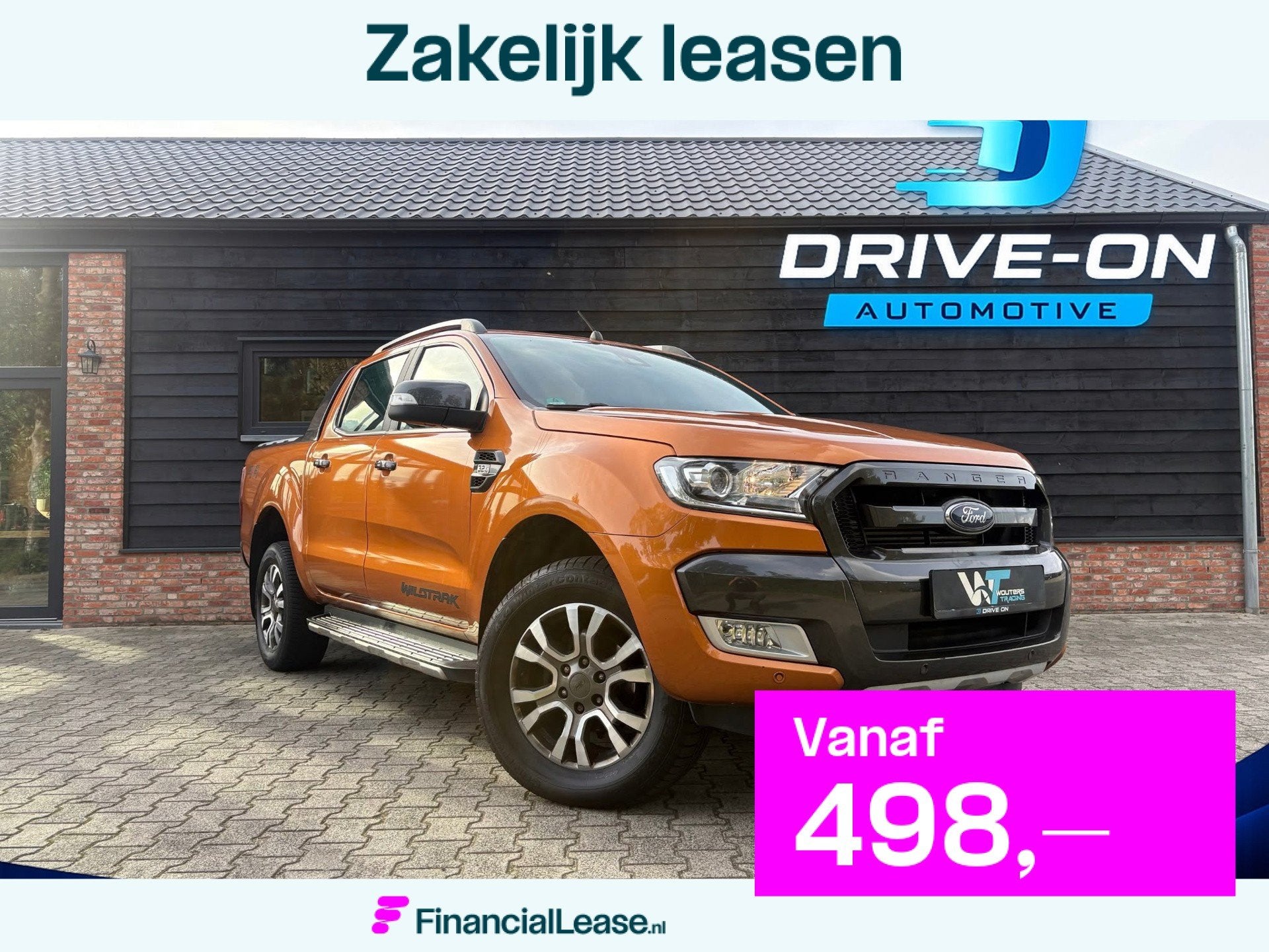 Ford Ranger 3.2 TDCi Wildtrak - 5 persoons - Roll-Cover, Automaat, Gebruikt, Zwart, Overige kleuren