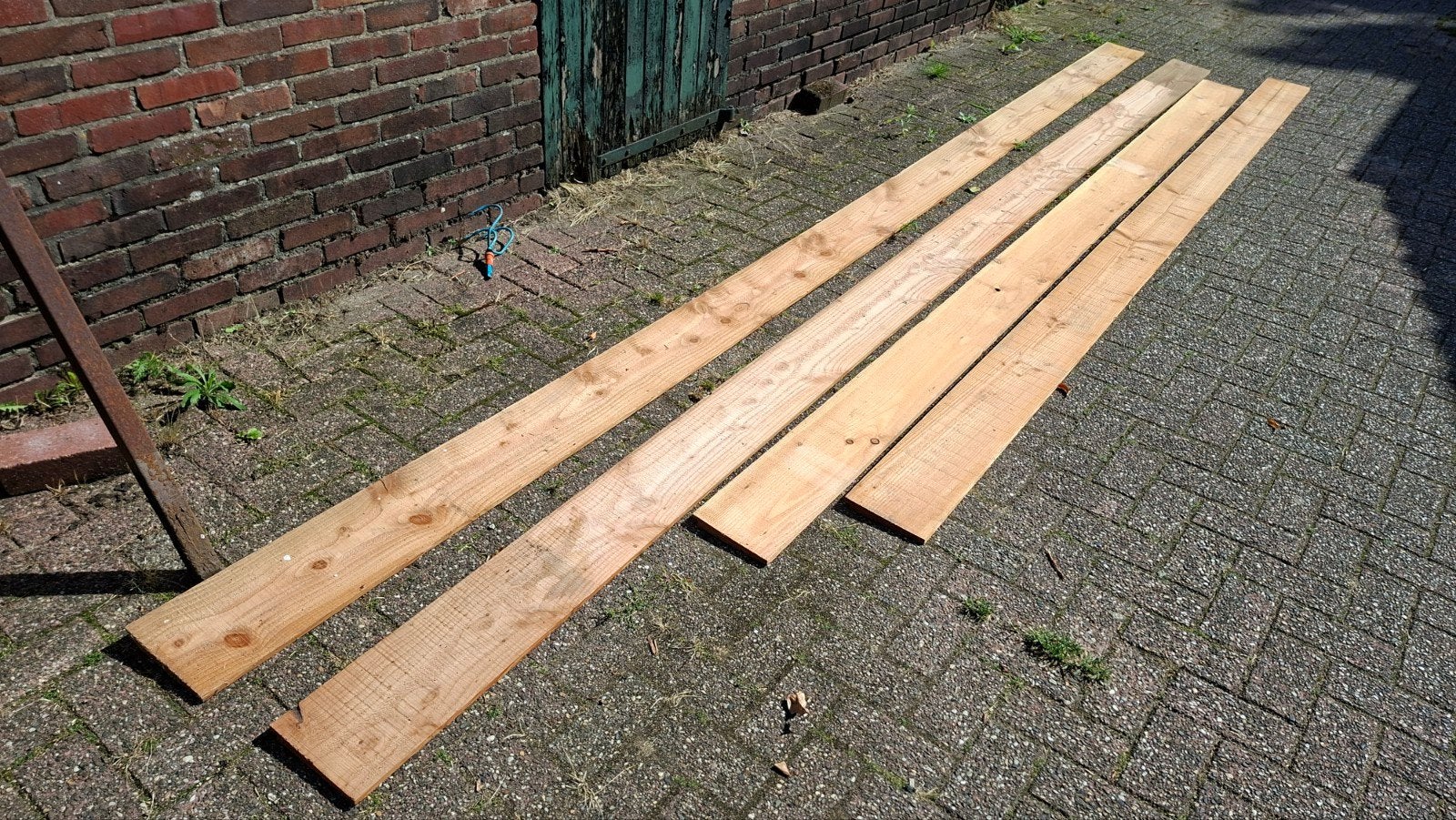 Douglas Rabatdelen, Ophalen, Overige houtsoorten, Plank