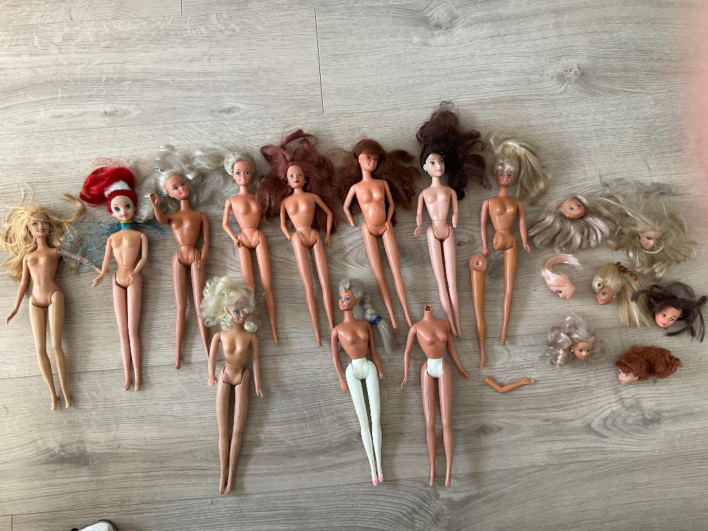 Poppen met mankementen, Ophalen of Verzenden, Gebruikt, Barbie