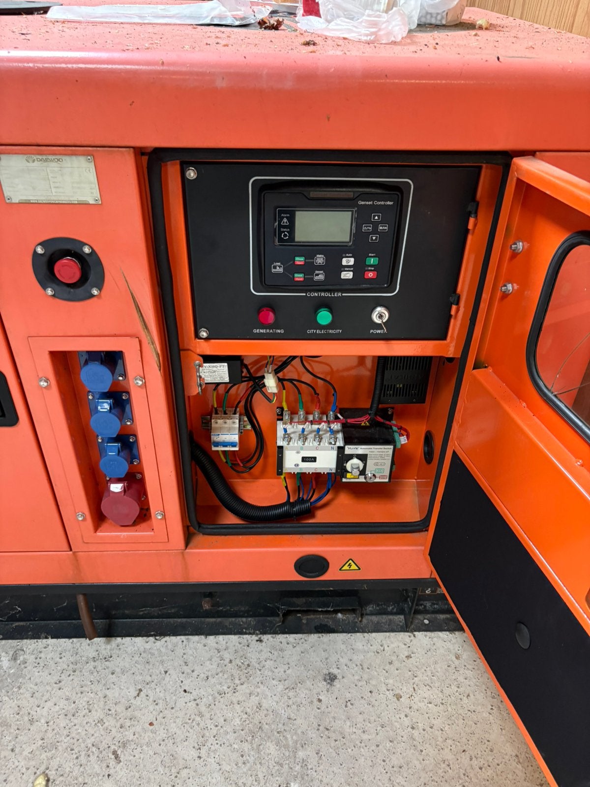 Deawoo aggregaat., Ophalen of Verzenden, Zo goed als nieuw, Minder dan 5 kVA, Benzine