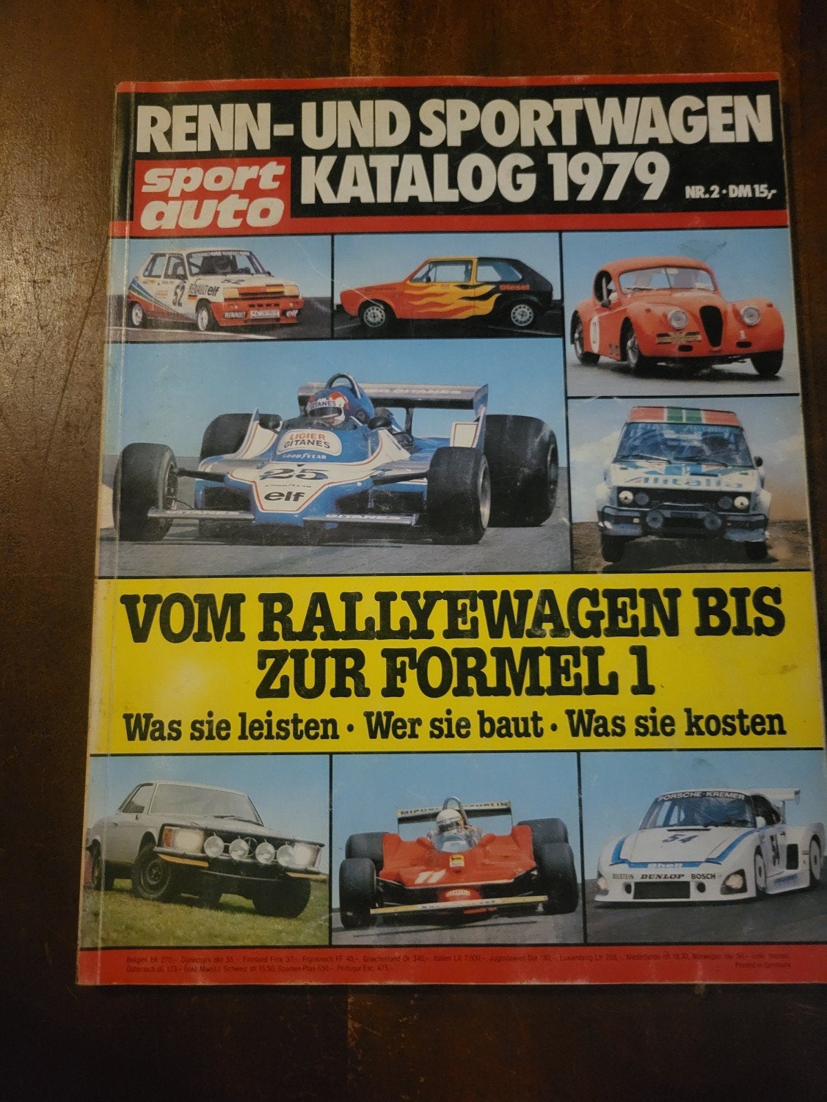 Sport Auto Renn- und Sportwagen Katalog 1979, Boeken, Ophalen of Verzenden, Gelezen