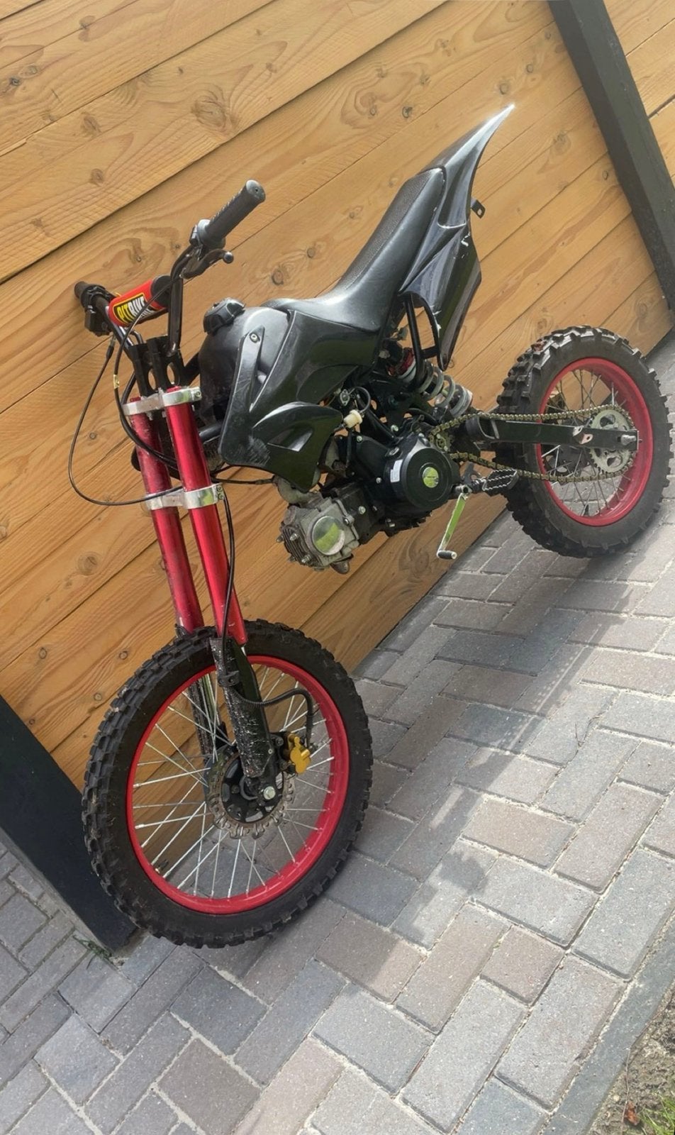 Pitbike 125cc moet snel weg prijs kan overlegt worden, Fietsen en Brommers, Minibikes, Midibikes en Pitbikes, Ophalen, Zo goed als nieuw